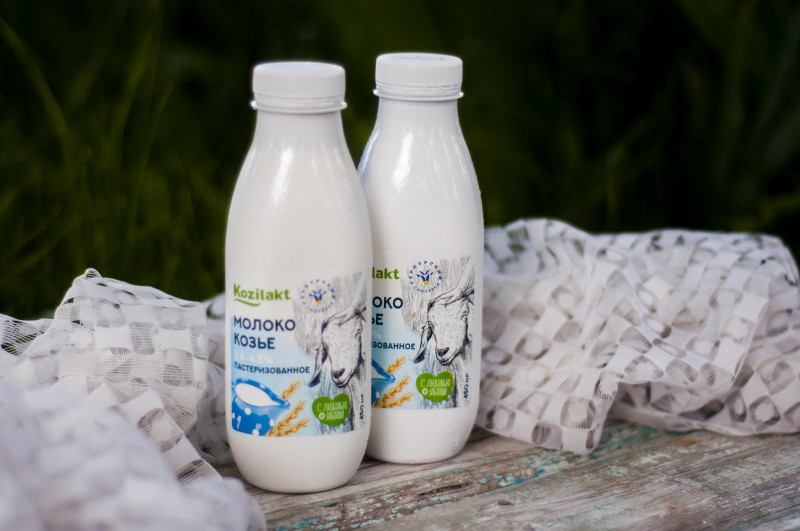 Молоко Козье 3,0-4,5% 0,45 л (Сернур)