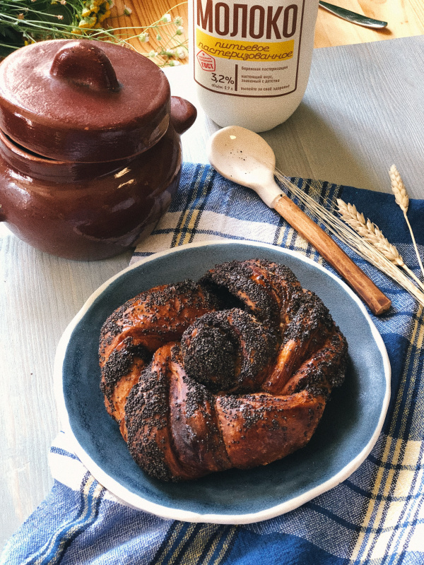 Слойка с маком, 190 гр