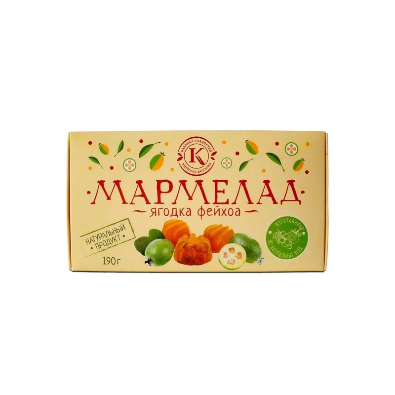 ***Мармелад желейно-фруктовый с фейхоа на пектине, 190 гр