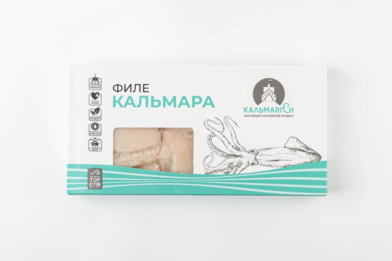 Кальмар командорский с/м, 600 гр