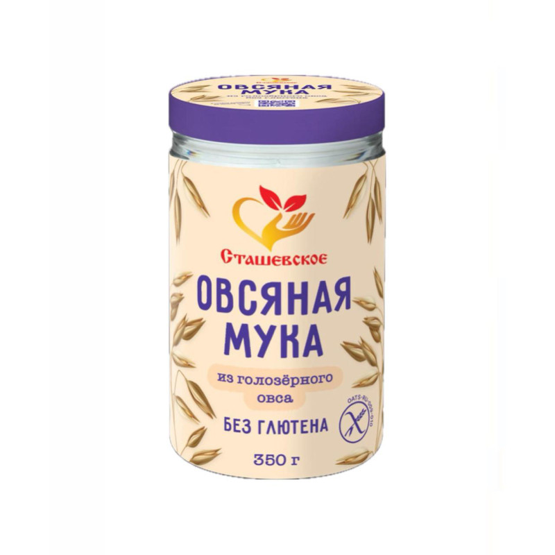 Мука овсяная из голозерного овса, 350 гр