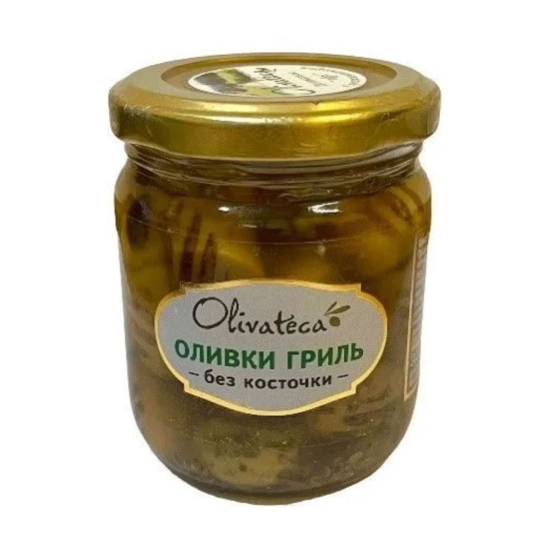 Оливки гриль б/к Olivateka, 160 гр