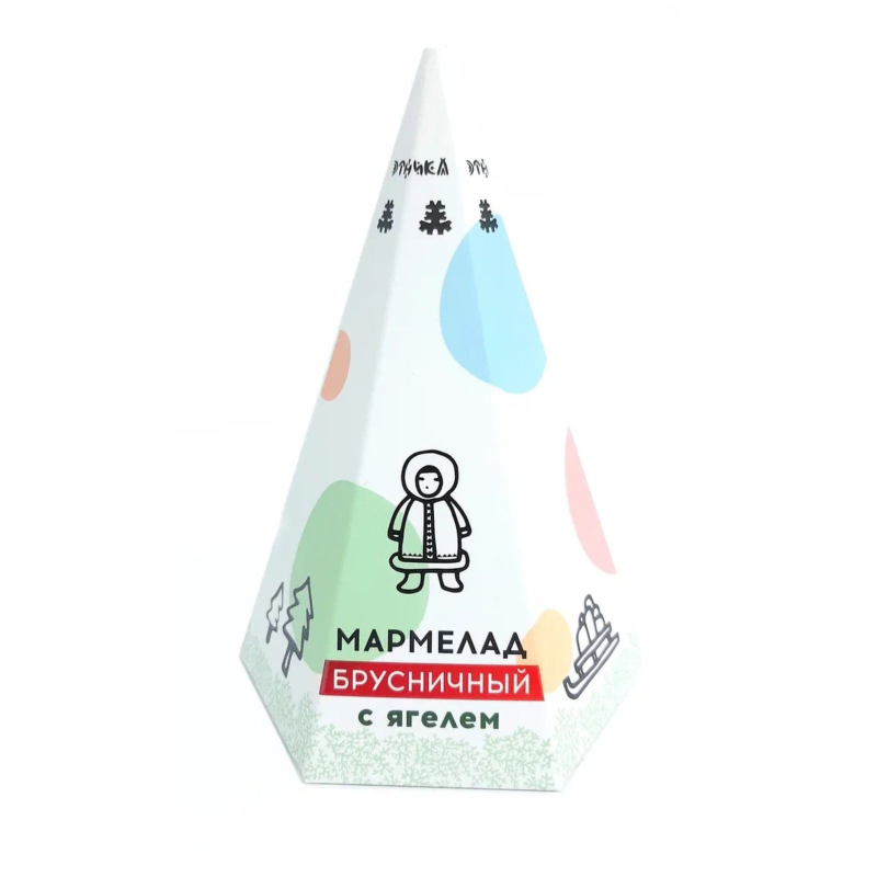 Мармелад Чум брусничный с ягелем, 120 гр