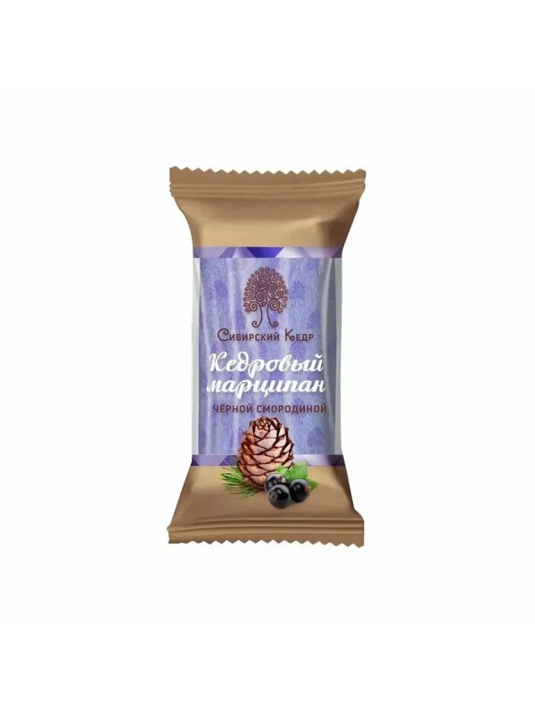 Конфета кедровый марципан со смородиной, 40 г