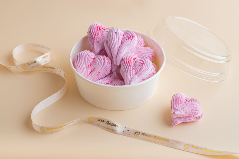 Зефир ягодный "сердца", 150 гр