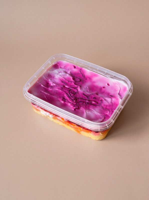 Шуба с лососем, 200 гр