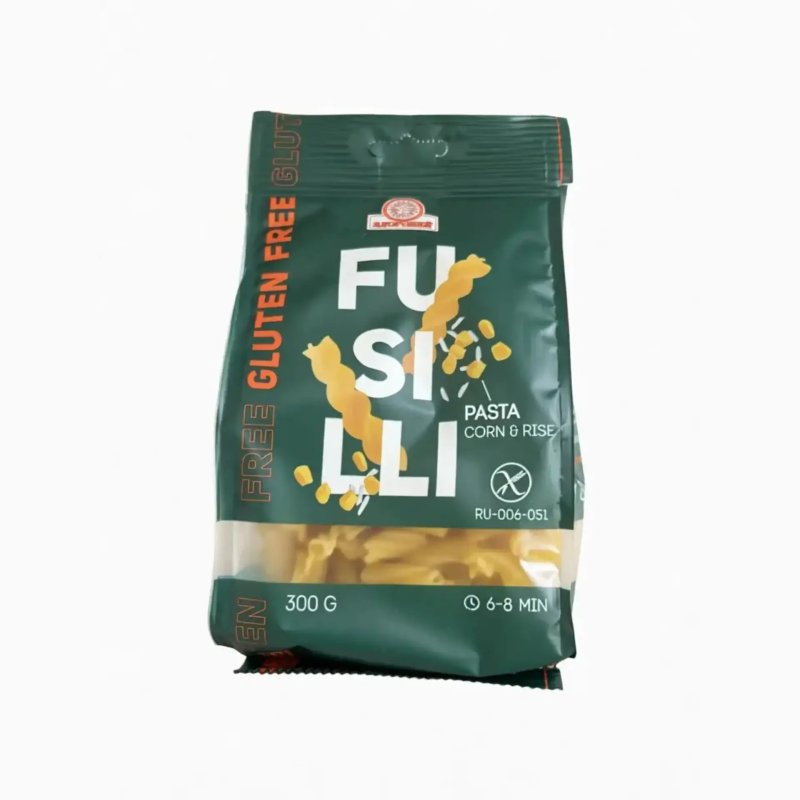 Макароны рисово-кукурузные Fusilli, 300 г