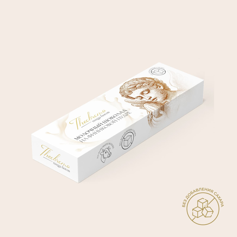 Батончик молочный шоколад на финиковой пудре без сахара, 30 г