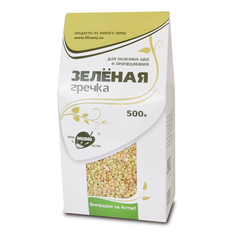 Гречка зеленая, 500 гр