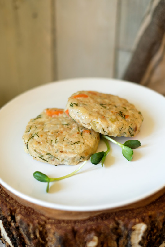 Котлета паровая из кролика с овощами, 60 гр