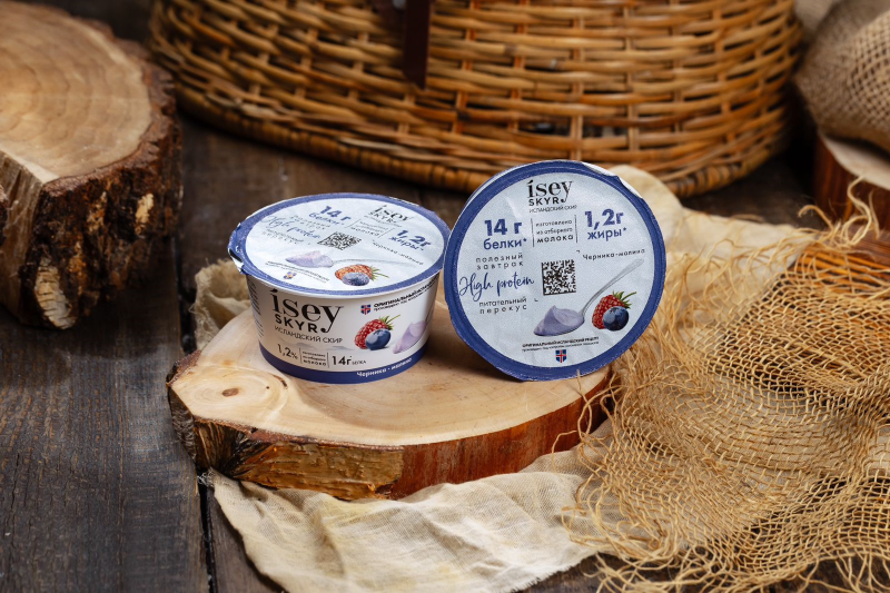 Скир исландский с печеным яблоком 1,2% 150г (isey skyr)