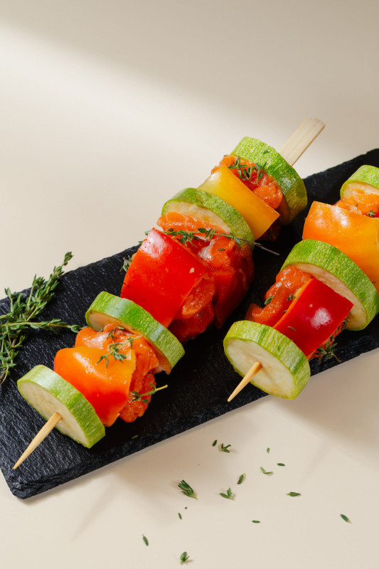 Шашлык из форели с овощами п/ф, 260 гр