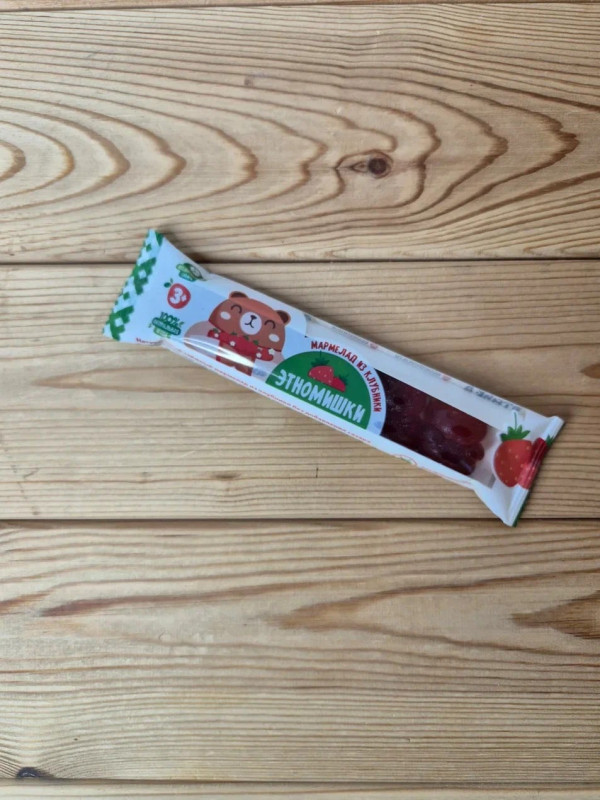 Мармелад Этномишки из клубники, 60 гр