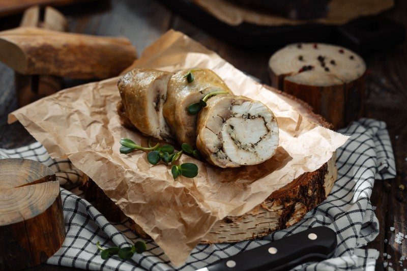 Рулет куриный готовый (вакуум)