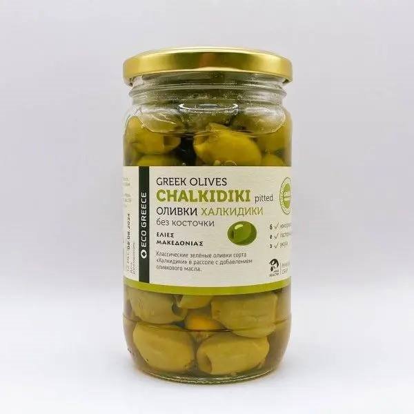 Оливки Халкидики в банке б/к, 350 г