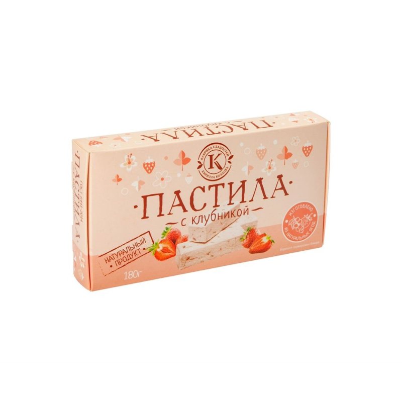 Пастила с клубникой, 180 гр