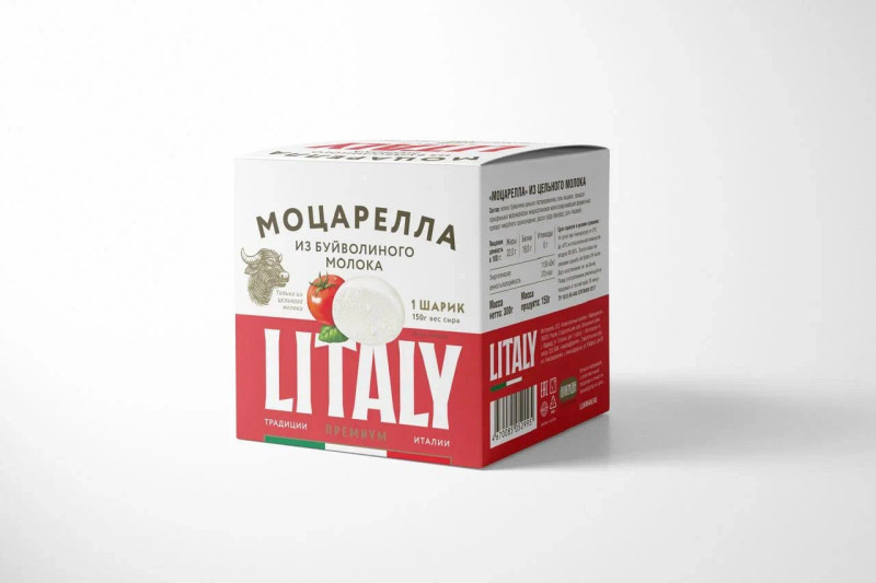 Сыр из буйволиного молока Моцарелла мдж 50% (Лукман), 300 г