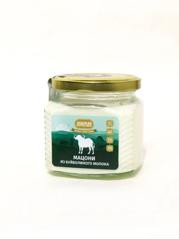 Продукт кисломолочный Мацони из буйволиного молока мдж от 5,5-9,5%