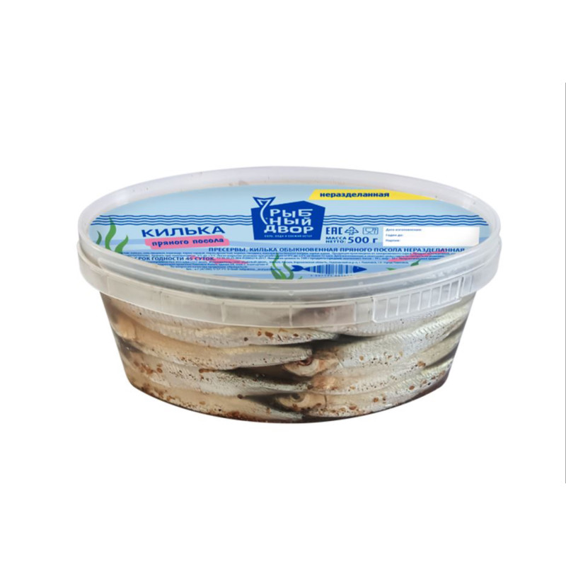 Килька обыкновенная ящичного посола неразделанная, 400 г