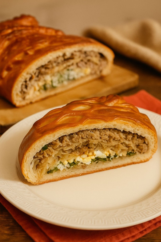 Кулебяка 1 кг