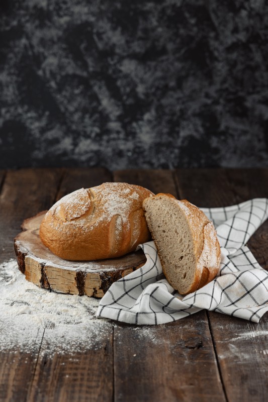 Бездрожжевой хлеб из гречневой муки, 330 гр
