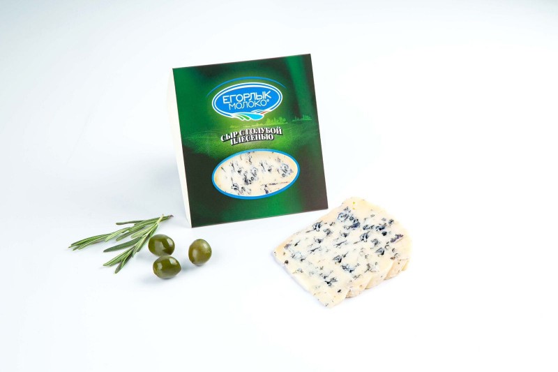Сыр с голубой плесенью Егорлык молоко 50%, 100 гр