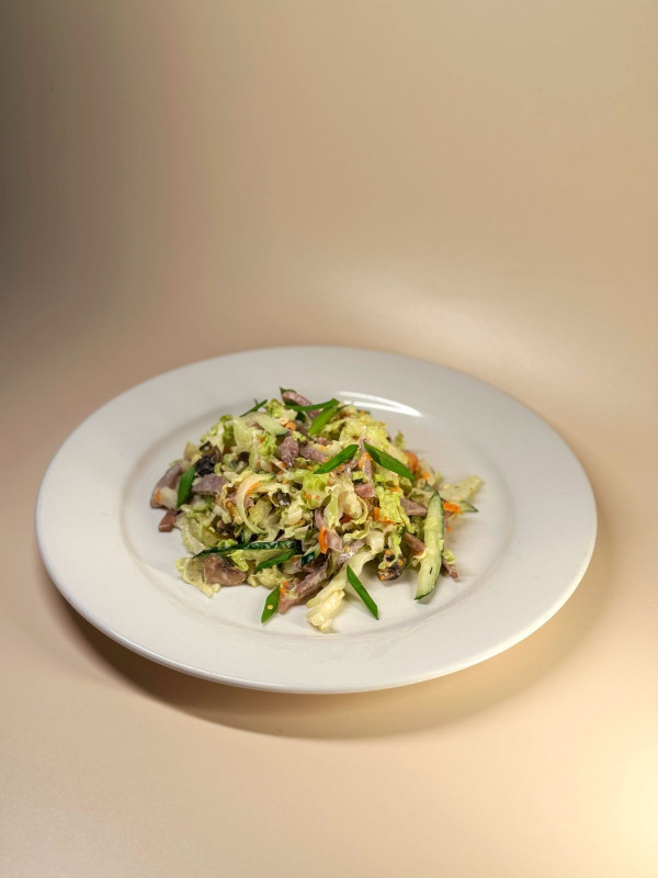 Салат с телячьим языком