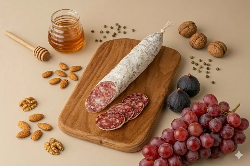 Колбаса с/в фуэт с черным трюфелем Карнеззо, 120 г