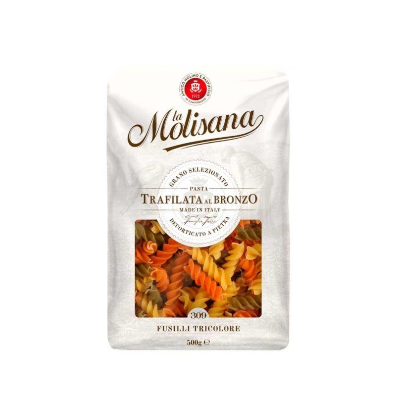 Макароны с добавлением томатов и шпината 309 La Molisana, 500 гр