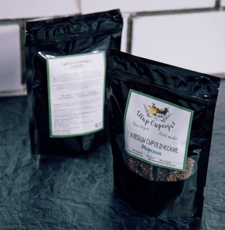 Хлебцы сыроедческие морские, 100+/-5 г