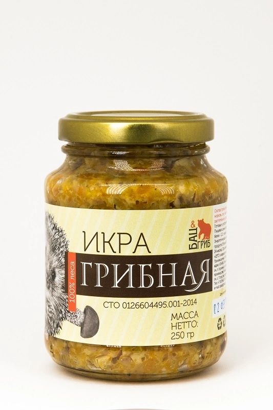 Икра грибная, 250 гр