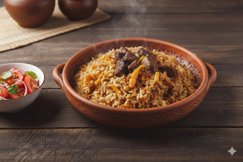 Плов из говядины