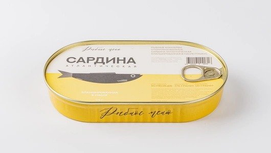 Сардина филе бланш в масле ж/б, 175 г
