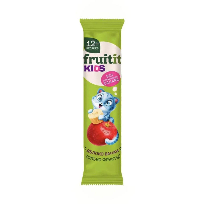 Фруктовая лента яблоко - банан FRUIT IT KIDS, 15 г