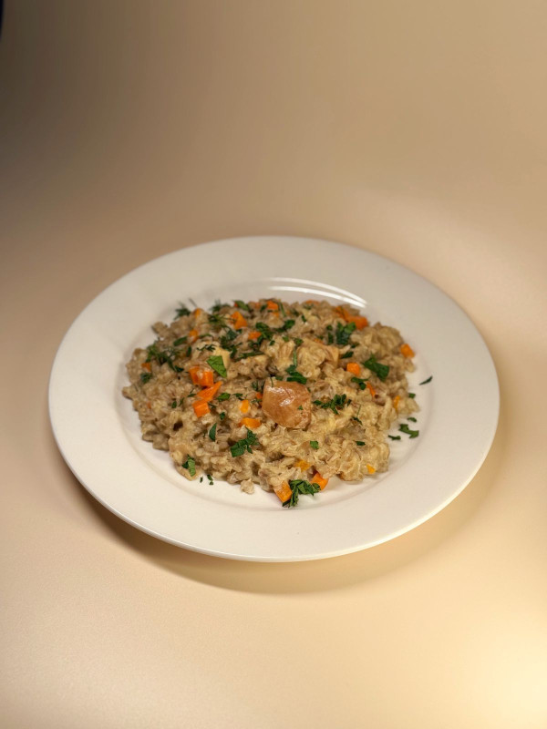 Перлотто с белыми грибами