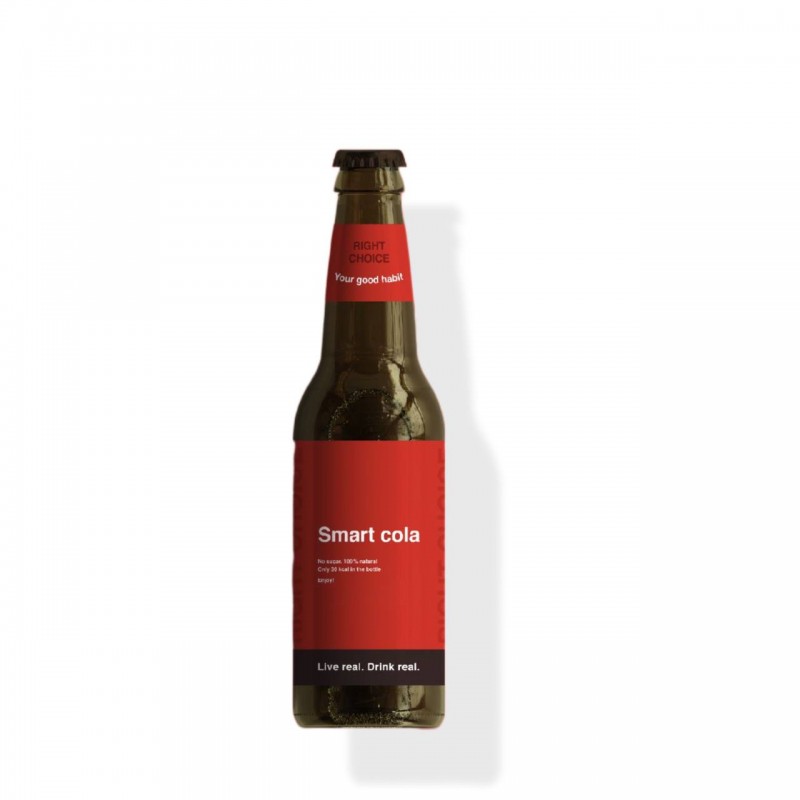 Напиток безалкогольный среднегазированный Smart Cola, 330 мл