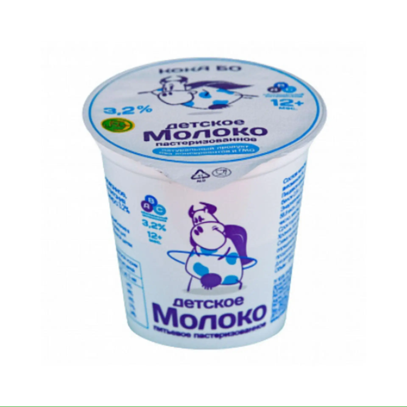 Молоко детское с витаминами 3,2% ДМК, 125 г