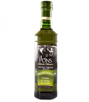 Масло оливковое PONS Экстра Вирджин Organic стекло, 500 мл